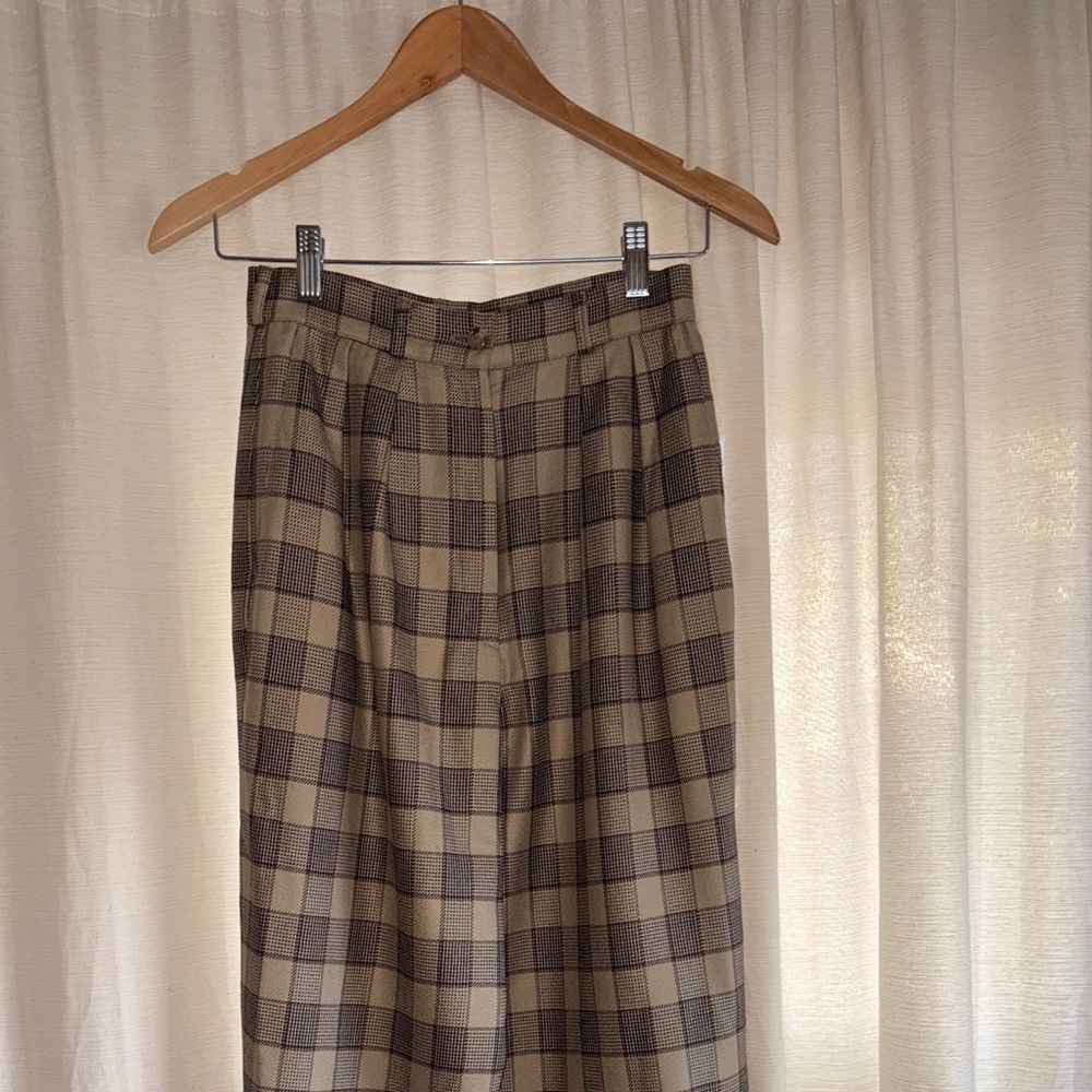 Calvin Klein Women’s Plaid Trousers